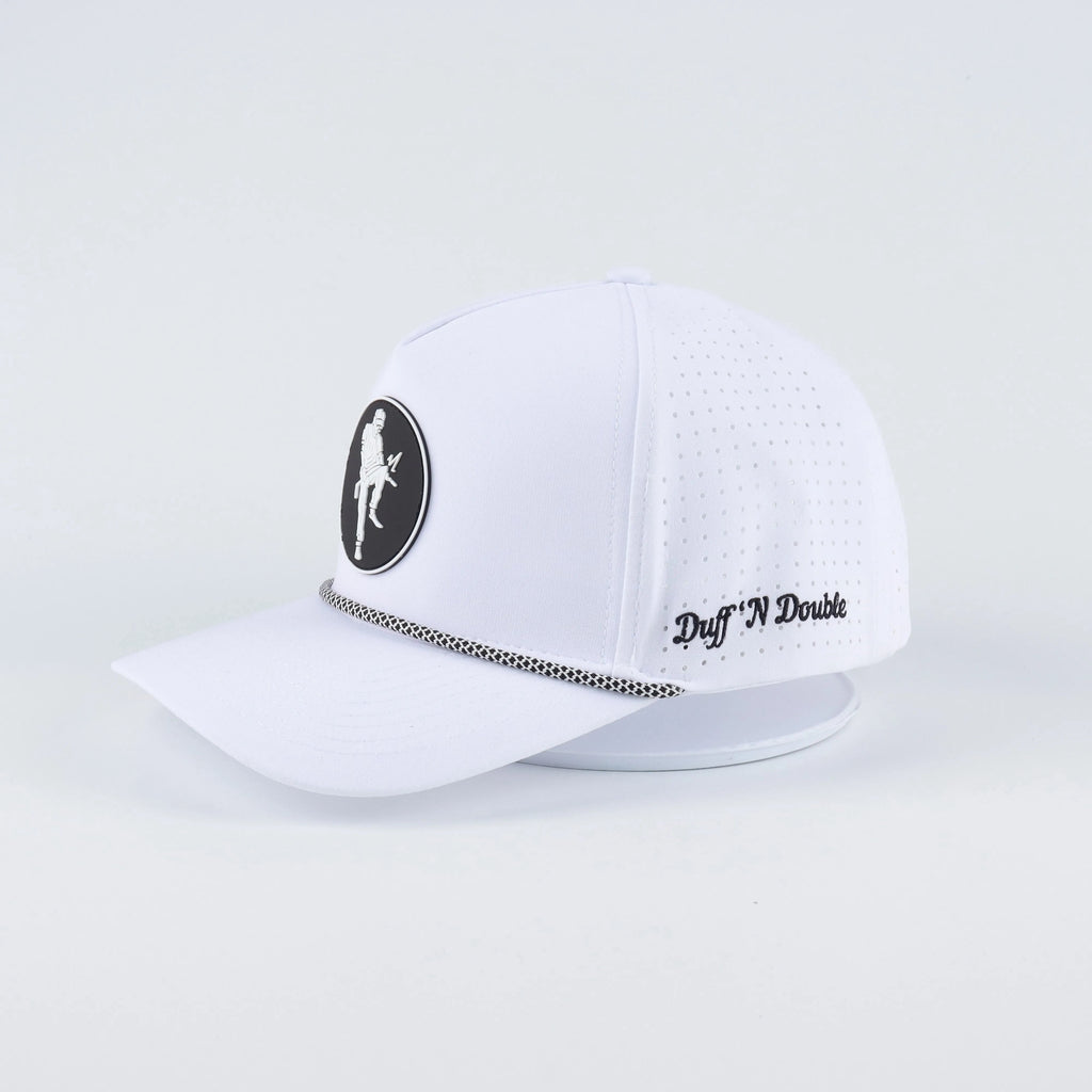 White performance snapback