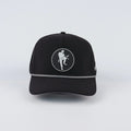 Black performance snapback