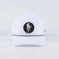 White performance snapback